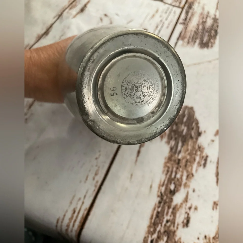 ROYAL HOLLAND DAALDEROP‎ PEWTER MID CENTURY MODERN VASE